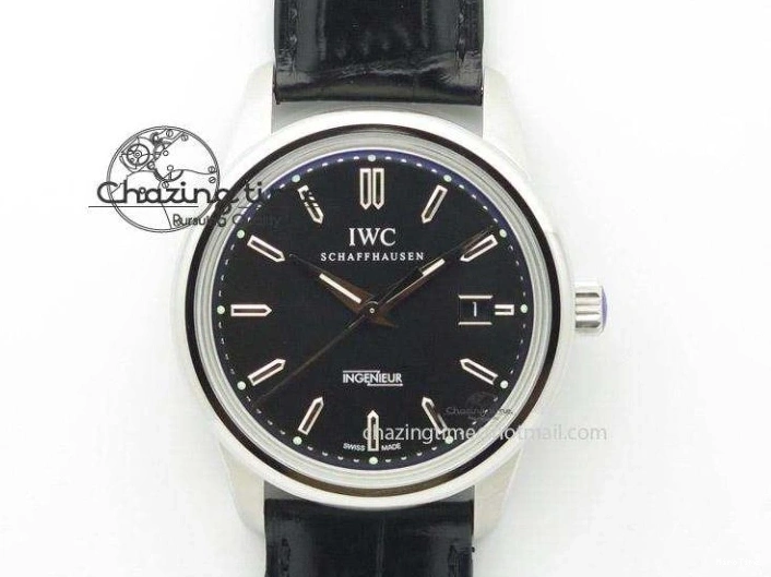 MIROTIME 0409 Compact Portugieser Perpetual Calendar IW503302 RG V9F 1:1 Best Edition White Dial on Brown Leather Strap A 7113